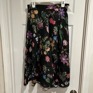 Floral wide pants